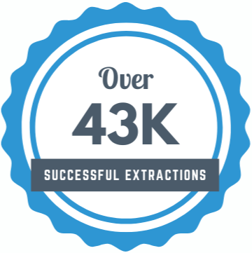 The Denture Center Extractions Badge
